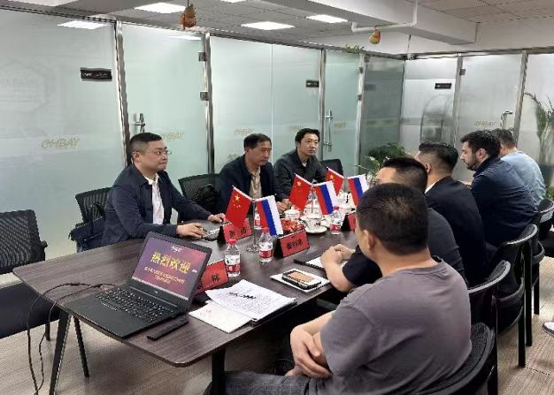 吉林省四平市人民政府对俄贸易专班莅临oety欧亿集团参观交流